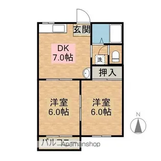 フォーブルFUJI【2階】の間取り